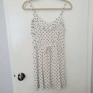 NWT White Polka Dot Dress